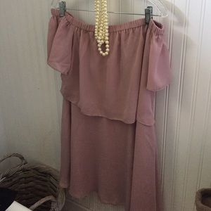 Off the shoulder dress