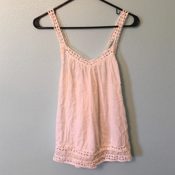 AEO lace edge tank