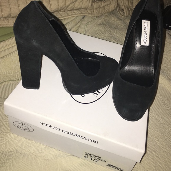 Steve Madden black heels