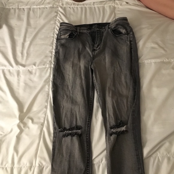 Grey-black jeans