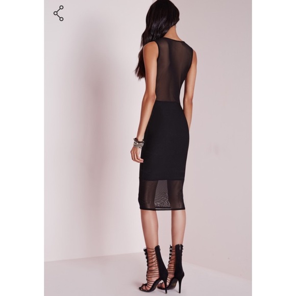 NWT Missguided Mesh Midi - Picture 2 of 2
