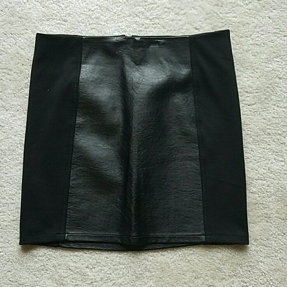 Leather skirt