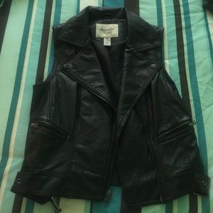 American Rag. Leather Vest jacket