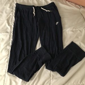 Nike navy joggers