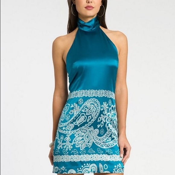 SOLD on Ⓜ️ NWOT Aster Halter dress Marciano - Picture 1 of 3