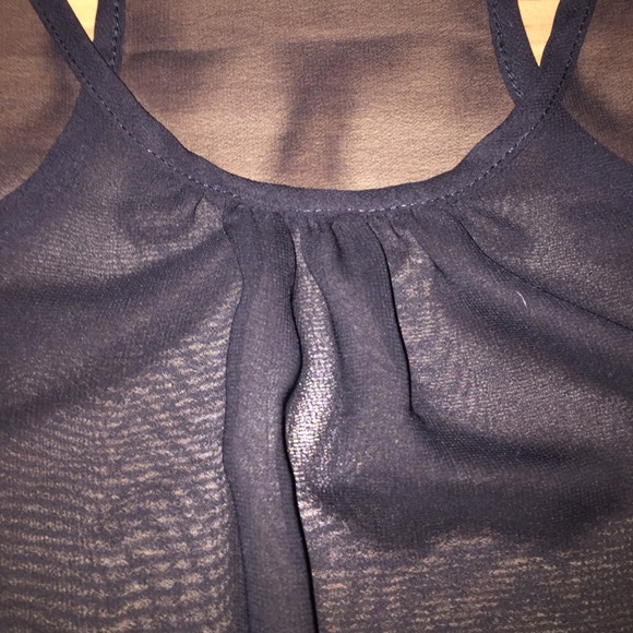 Black and Red sheer tank tops