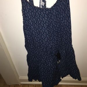 Patterned romper