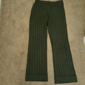 INC Black Pinstripe Pants