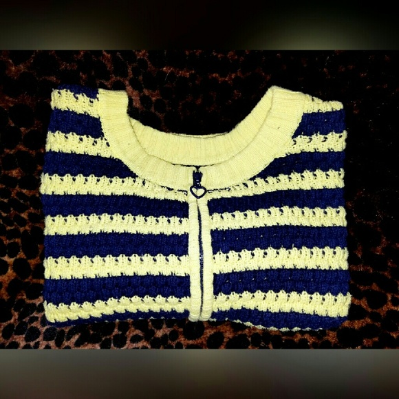 Vera Wang Princess Striped Sweater