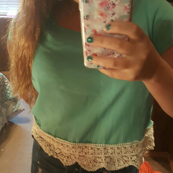 Mint Green Top