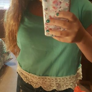 Mint Green Top