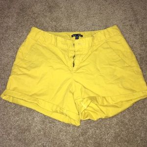Mustard shorts