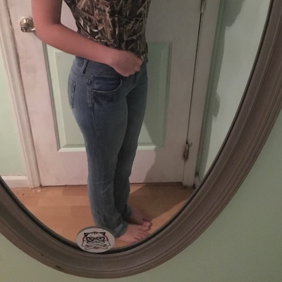 New straight leg jeans