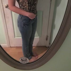 New straight leg jeans