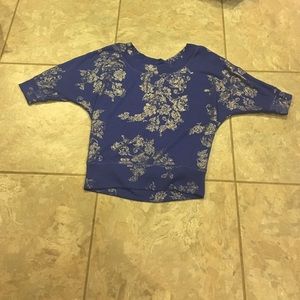Blue and Gold top