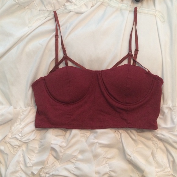 Burgundy bralette - Picture 1 of 1