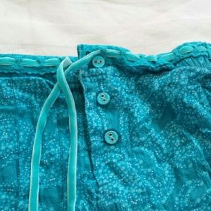 Victoria's Secret cotton shorts velvet drawstring