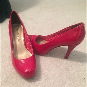 Red Madden Girl High Heels