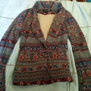 Patterned Blazer from Forever XXI