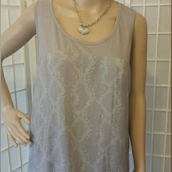 Gap tank top purple snake print - Picture 4 of 5