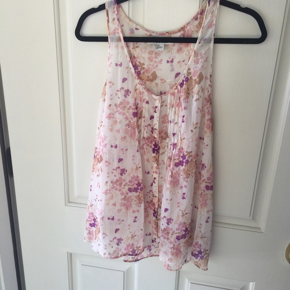 Floral Flowy Tank Top
