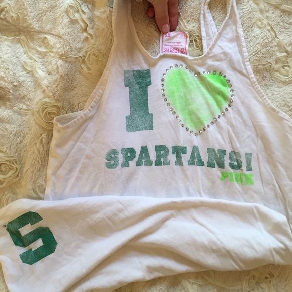PINK Victoria's Secret Tops - VS PINK * Michigan State * Tank * XS * Spartans