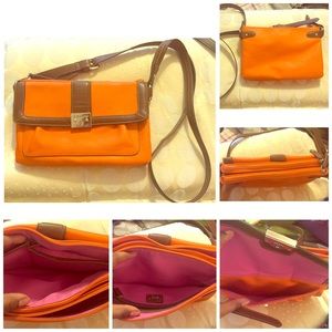 Sold - Chaps orange cross body bag