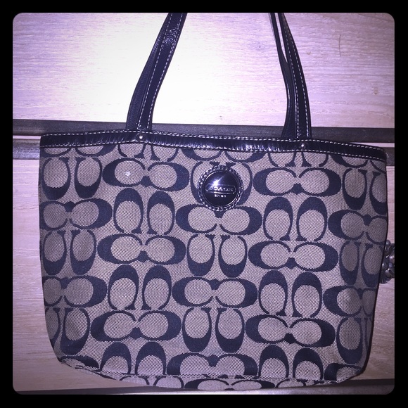 Coach mini handbag.