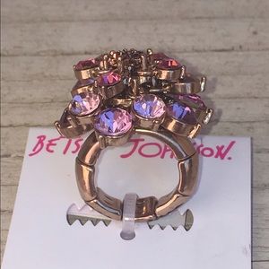 Betsey johnson purple fall follies ring
