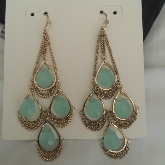 Kendra Scott Trista Earrings in Chalcedony & Gold