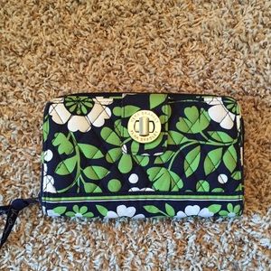 Vera Bradley "Lucky You" Turn Lock Wallet