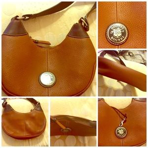 Authentic Dooney and Bourke handbag brown leather