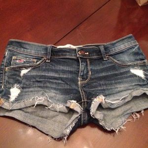 Hollister jean shorts