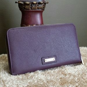 Aldo -Zipper Wallet - Plum Purple - NWOT