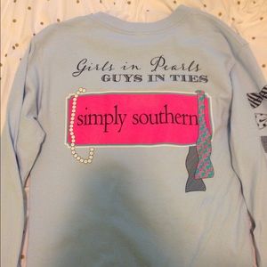 Adult small simply southern Long sleeved t-shirt