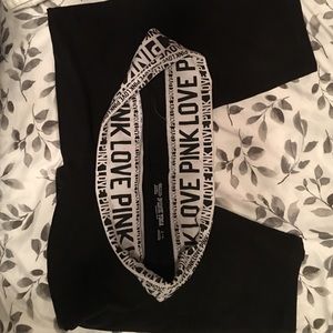 Black PINK Victoria's Secret yoga pants