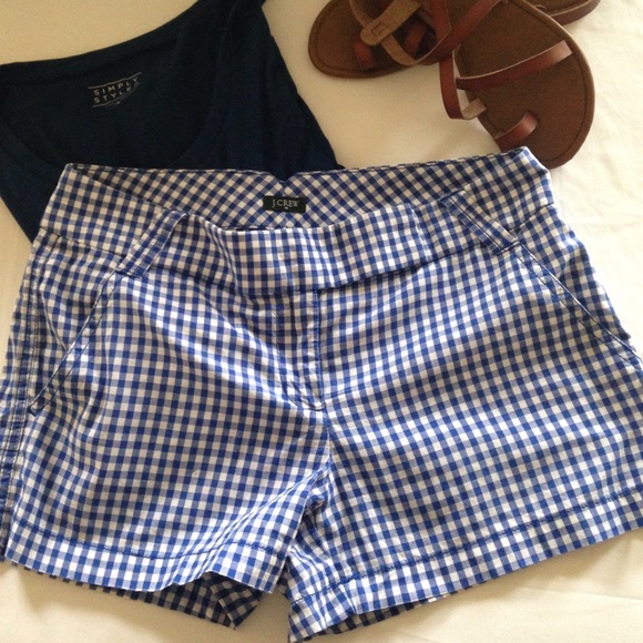J. Crew Pants - J. Crew Plaid shorts.