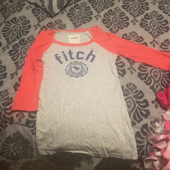 Abercrombie 3 quarter sleeve shirt