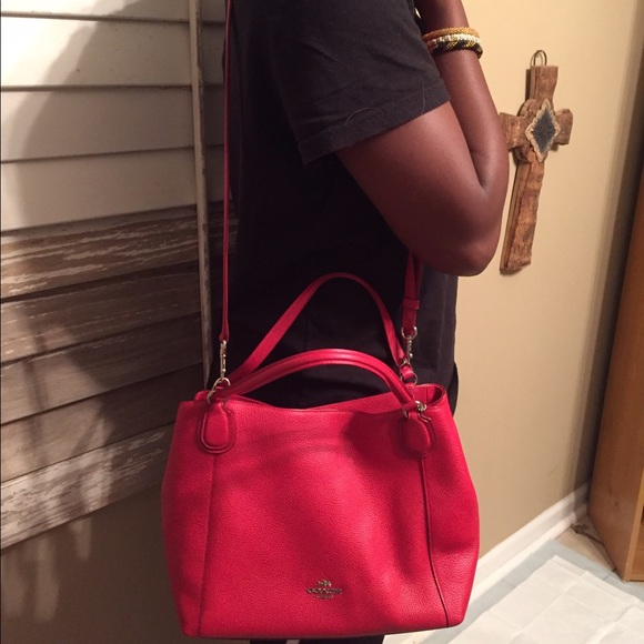 Coach Crossbody / Shoulder Pebbled - Picture 1 of 3