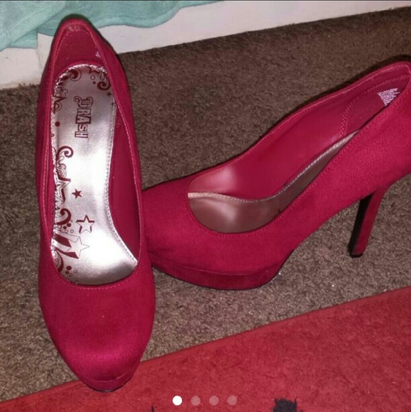 Brash Red Pump Size 10