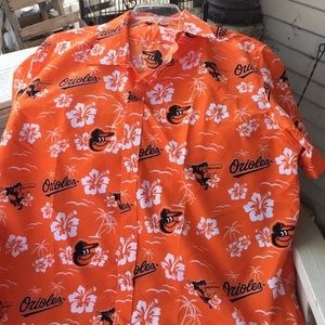 Mlb Orioles Hawaiian shirt.