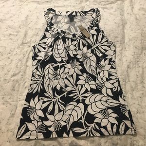 NWT Ann Taylor floral a-line casual top