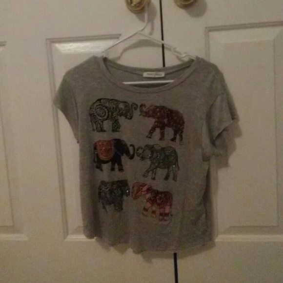 Elephant crop top