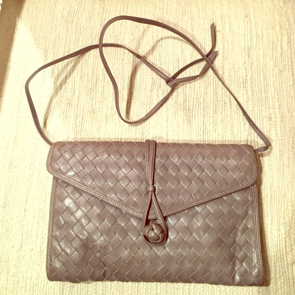 NWNT Morris Moskowitz Basket Weave Shoulder Bag