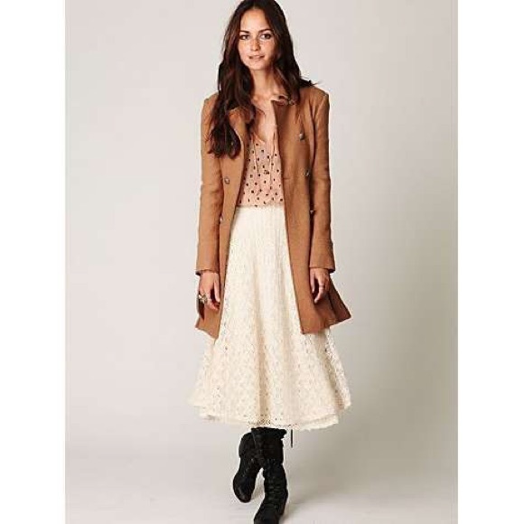 Free People Crochet Midi Skirt - Picture 2 of 3
