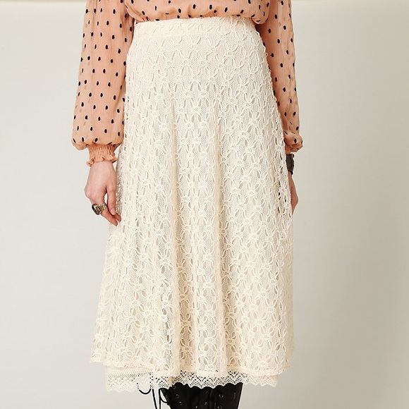 Free People Crochet Midi Skirt - Picture 3 of 3
