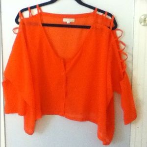 Light orange Millau top
