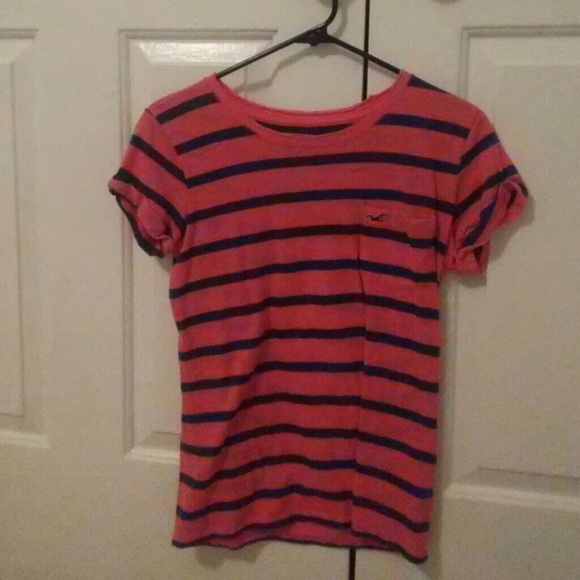 Orange and blue shirt