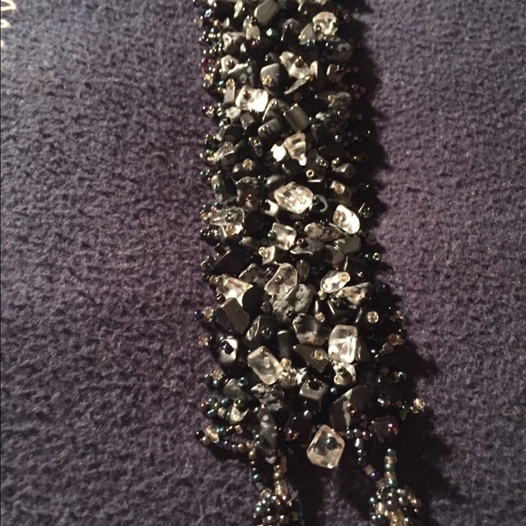 Beaded Greg black bracelet