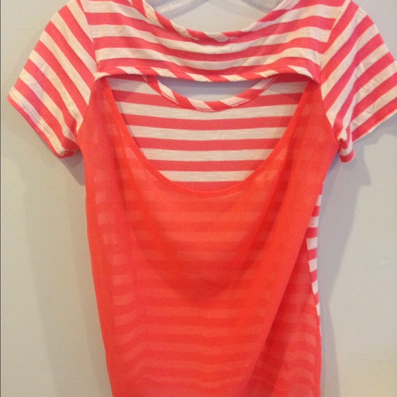 Cedar Tree -  High Low Striped Blouse - Picture 2 of 4
